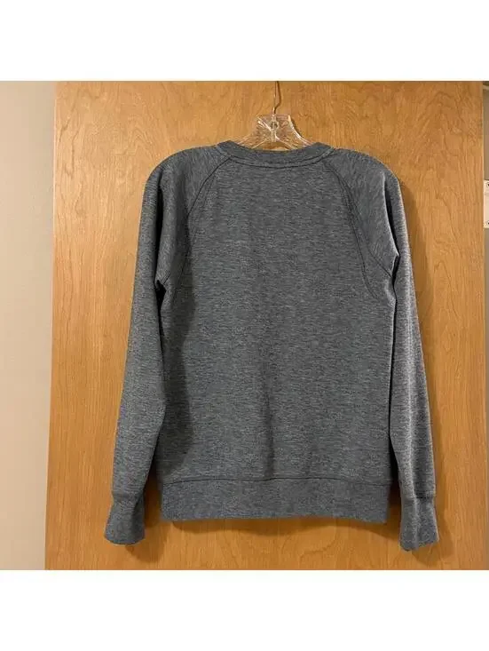 Brooks Men's Charcoal Crewneck Run Happy Top  XSmall - Picture 2 of 7